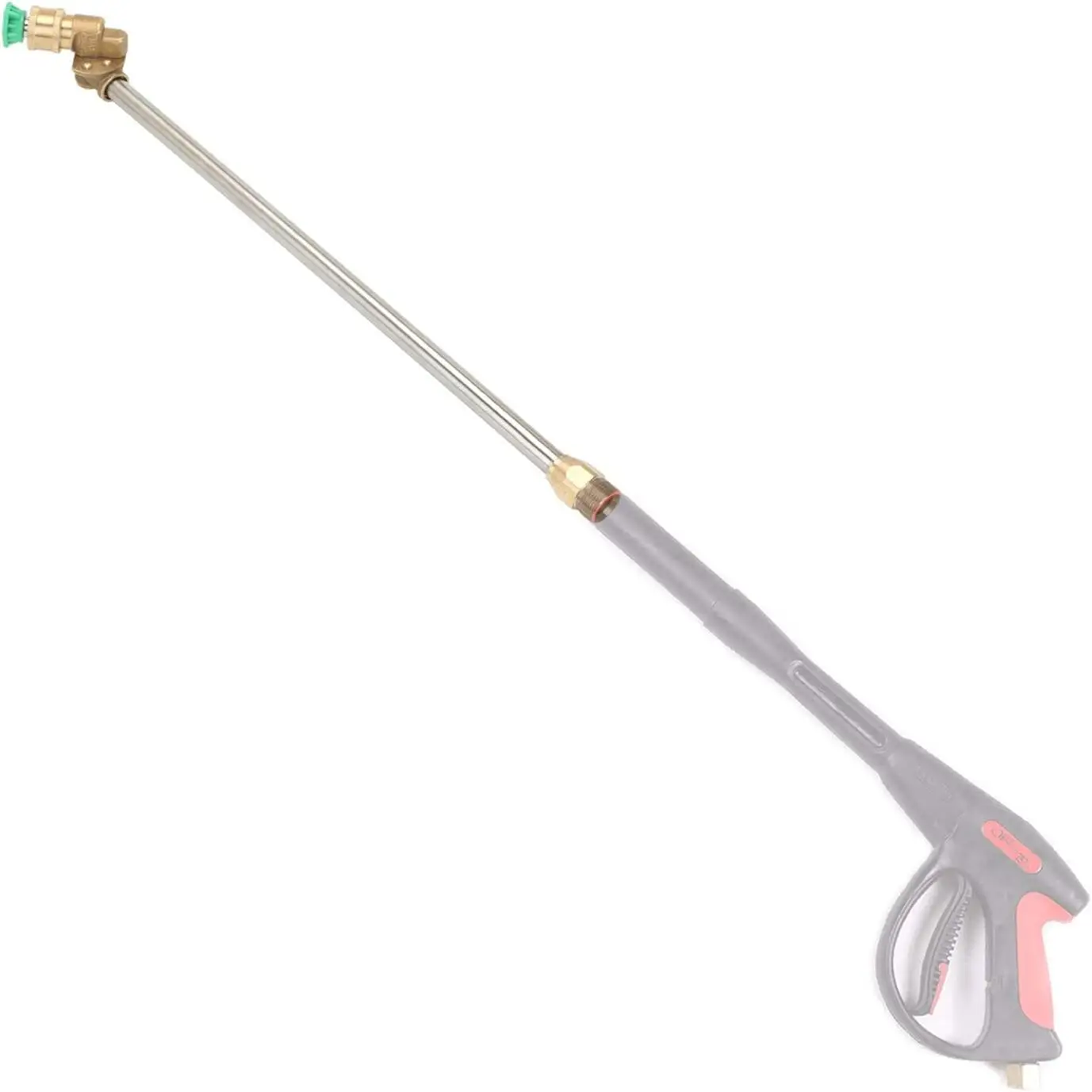 Lanza de varita de extensión de pistola de lavado de coches para Karcher K2 K3 K4 K5 K7 con adaptador de acoplador pivotante y ángulo de 5 boquillas ajustable
