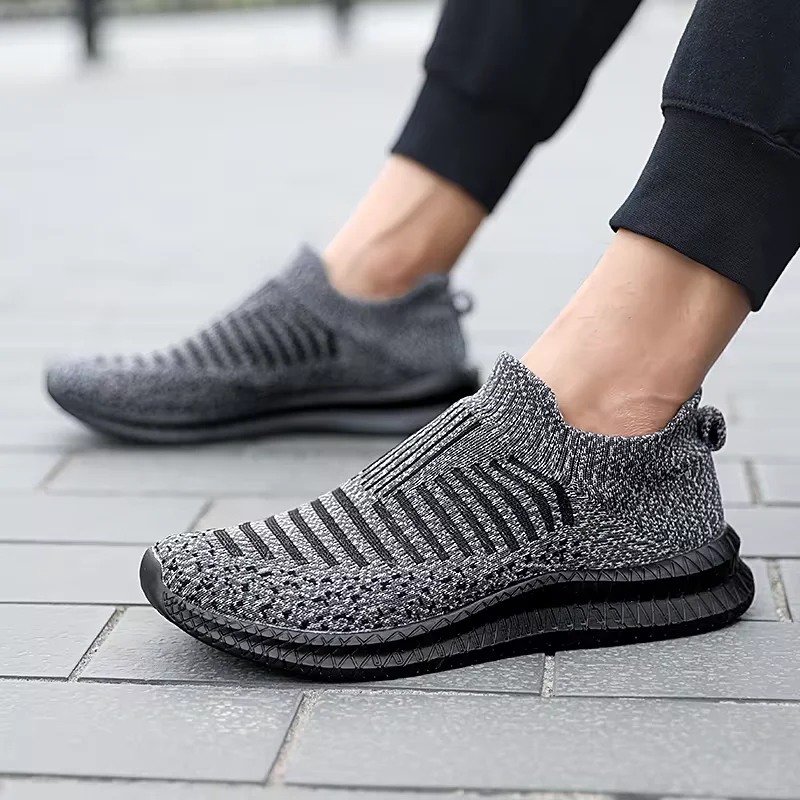 Zapatillas de deporte para Hombre, calzado informal cómodo a la moda, Tenis masculinos, Zapatillas para Hombre, mocasines transpirables