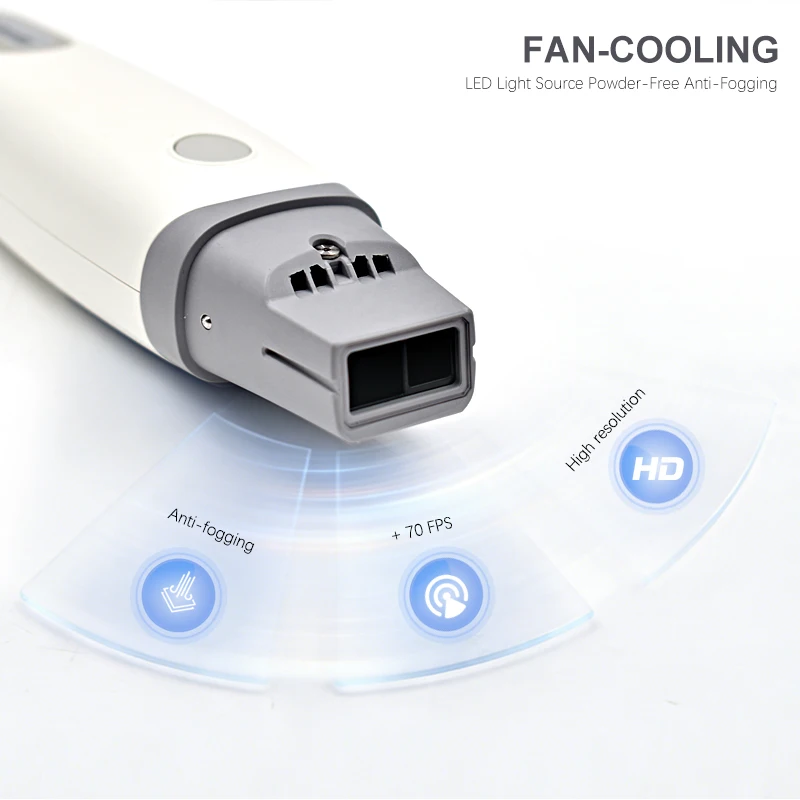 Escáner Intraoral Digital Dental, Escaneo Inteligente con IA, Visor 3D en Línea