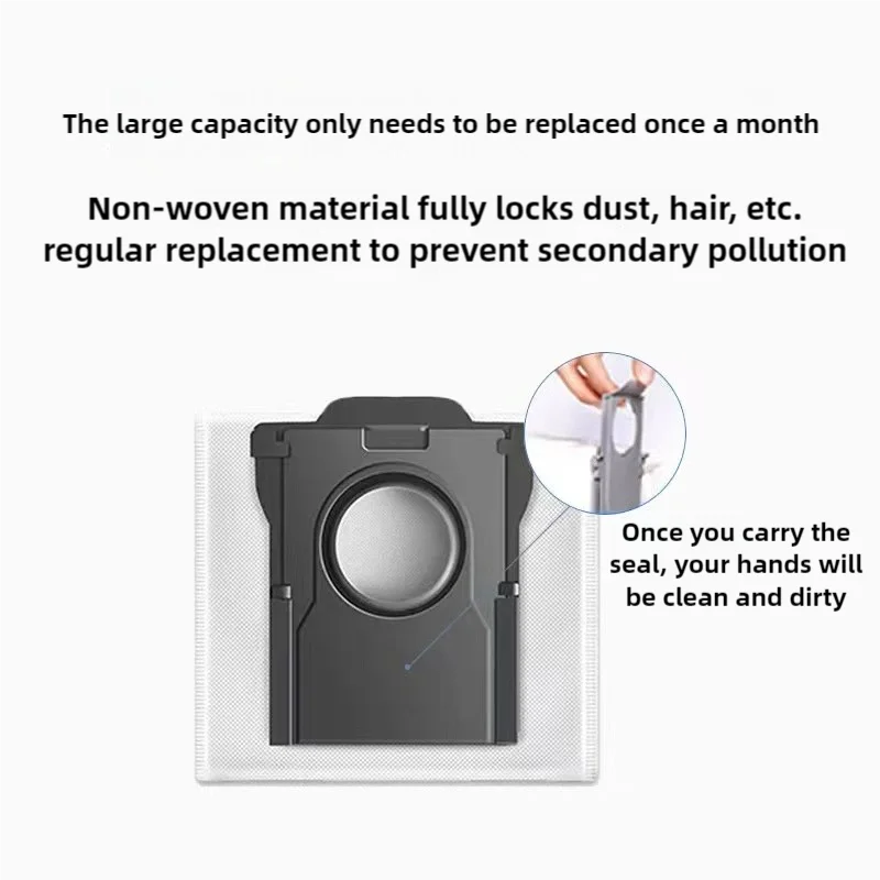 Dreame D10 Plus Gen 2 RLD32GD Robot repuestos de aspiradora consumibles Cepillo Lateral principal filtro Hepa paño de mopa bolsa de polvo Accesorios