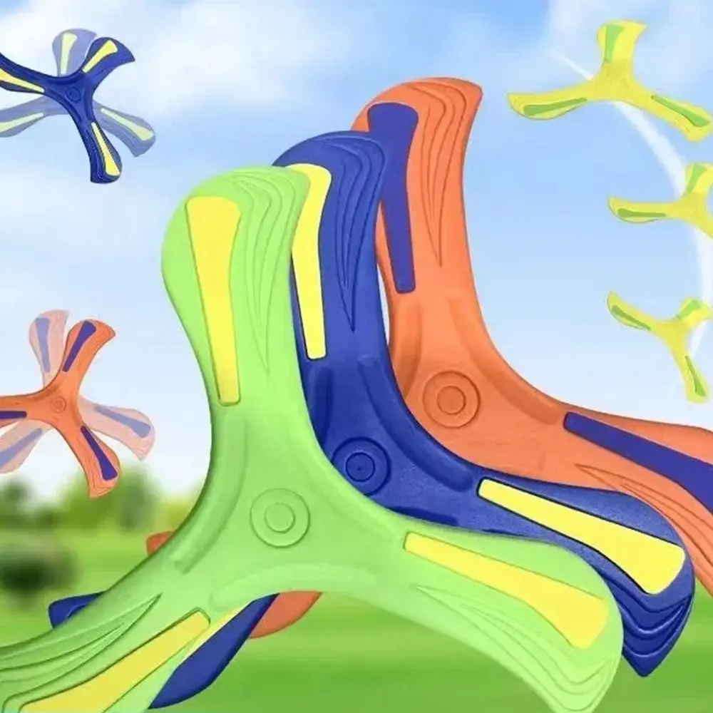 Boomerang juguetes interactivos para niños y adultos, Cruz de tres hojas, rompecabezas de Educación Temprana, regalo de descompresión