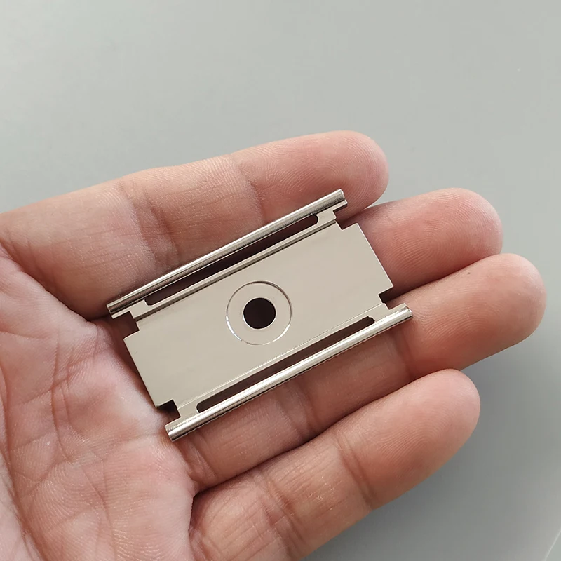 Cabezal de afeitadora de seguridad Dscosmetic AX de acero inoxidable para hombres, para afeitado en húmedo, fabricado con CNC
