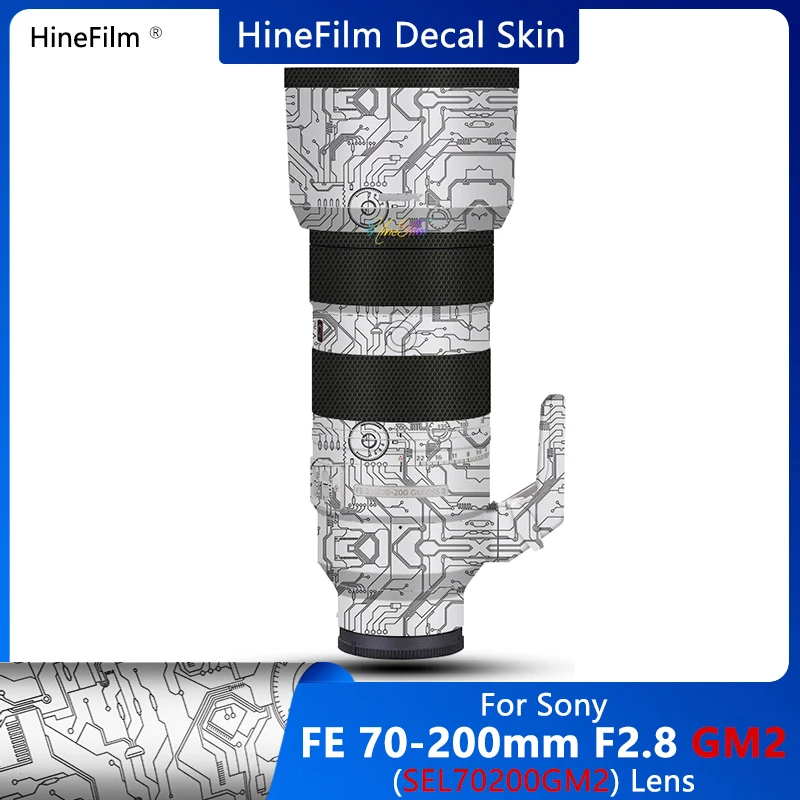 Hinefilm piel para sony 70 200 gm ii piel de lente para Sony FE 70-200mm f2.8 GM2 piel sel70200gm2 cubierta de lente 70-200 gm2 película de envoltura de lente