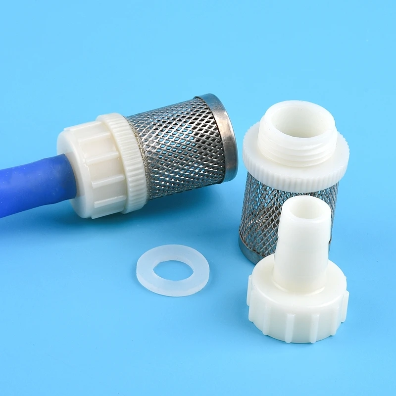 Filtro de manguera G1/2 de 4 ~ 20mm, riego por goteo, adaptador de agua Industrial para agricultura, filtro de malla de acero inoxidable, filtro de entrada de bomba de agua