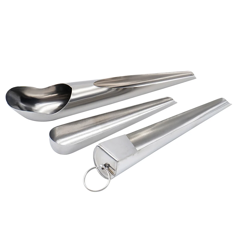Cuchara de Acero Inoxidable para Alimentar Aves y Loros, Herramienta para Añadir Comida a la Jaula, Accesorio para Alimentación de Mascotas Pequeñas, 1 Pieza