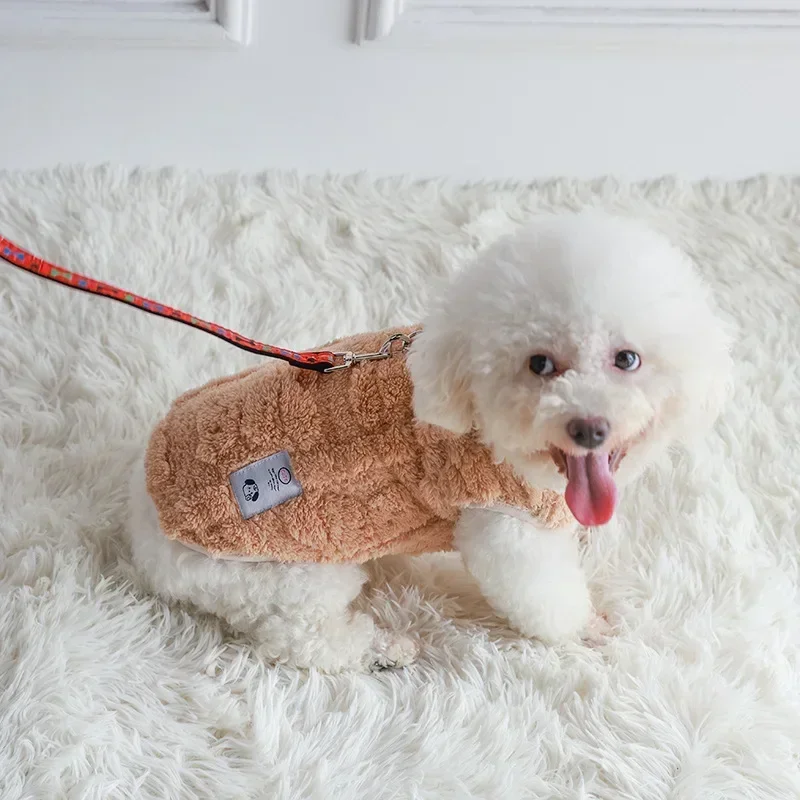 Jersey cálido de invierno para cachorros y gatitos, ropa de lana suave para perros, ropa para mascotas para perros pequeños, ropa para Chihuahua Bulldog, suéter para perros