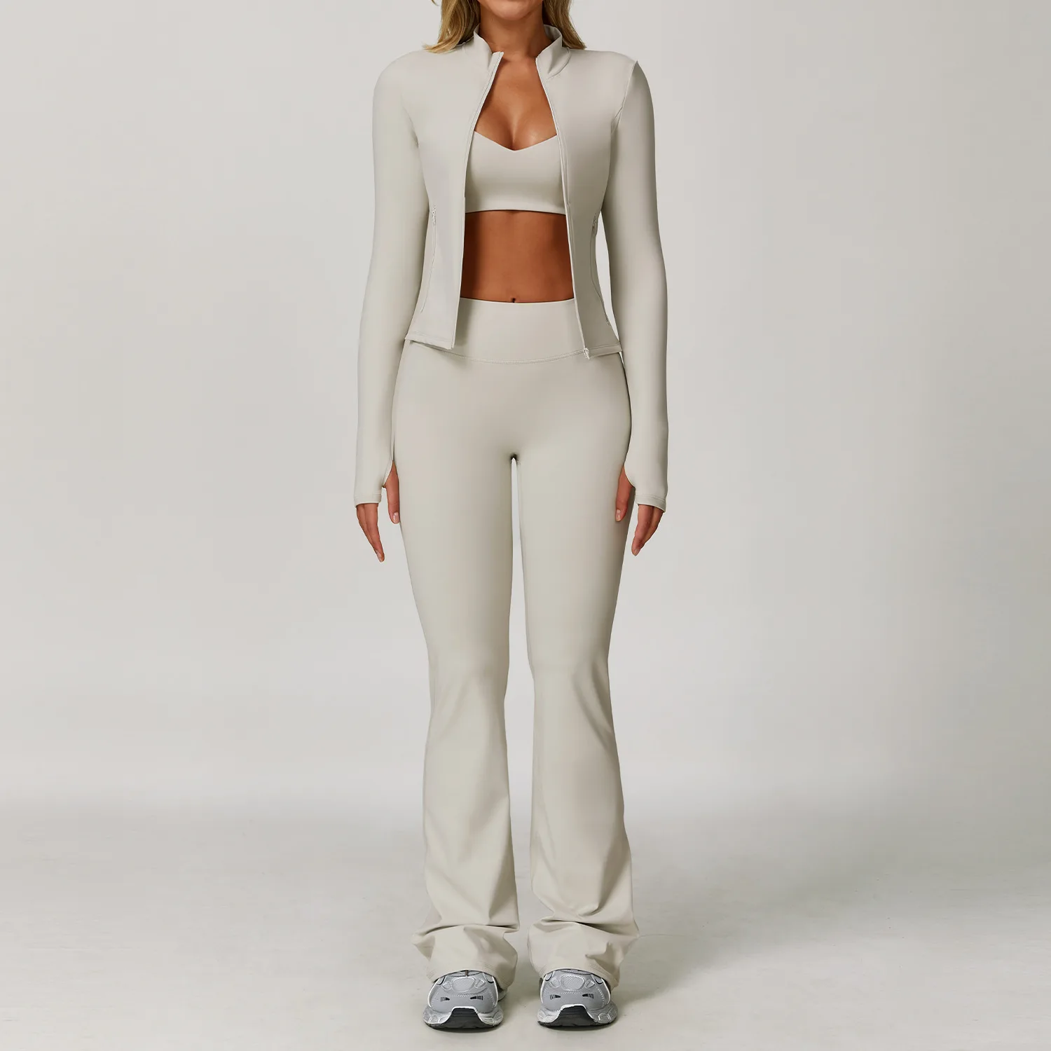 Conjunto de ropa deportiva sin costuras para mujer, ropa deportiva para gimnasio, trajes de Yoga, conjunto de Fitness, trajes deportivos, sujetador deportivo, Leggings de gimnasio, 2/3 Uds.