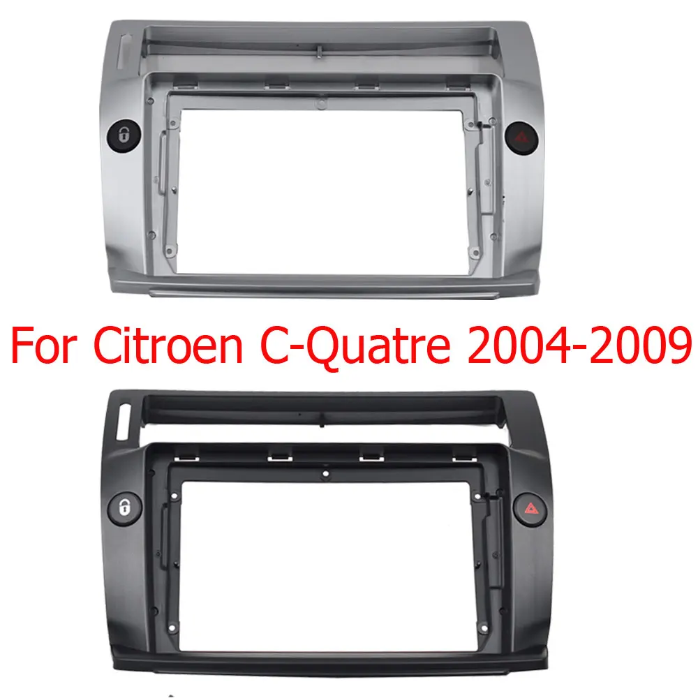 Placa de Audio estéreo para coche, marco de Fascia para Citroen C4 Quatre, pantalla grande de 9 pulgadas, Panel de reproductor Android automático, Kit de montaje en tablero, 2 Din