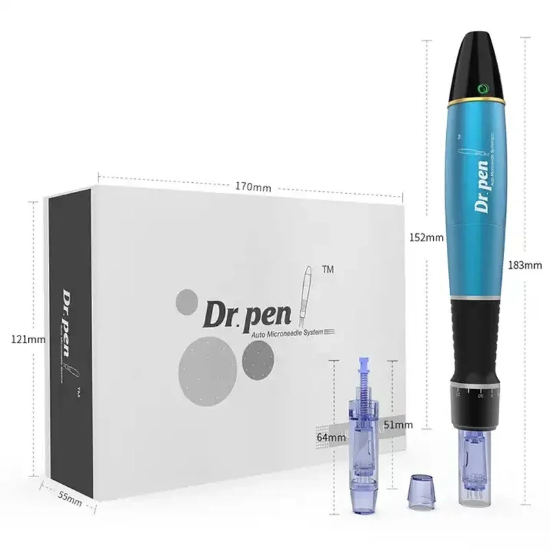 Dr.pen- A1 sello Derma pen eléctrico, dispositivo de microagujas, inalámbrico/con cable, mesoterapia, tatuaje MTS, PMU, Ultima-A1, C/W, cuidado de la piel