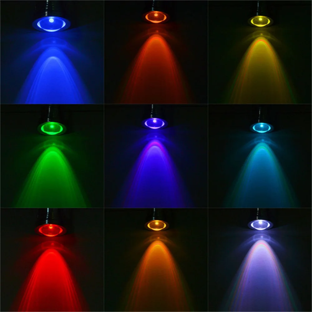 Bombilla LED subacuática RGB AC 110V 220V DC 12V 15W 10W lámpara de paisaje luz de inundación jardín al aire libre fuente decoración de piscina