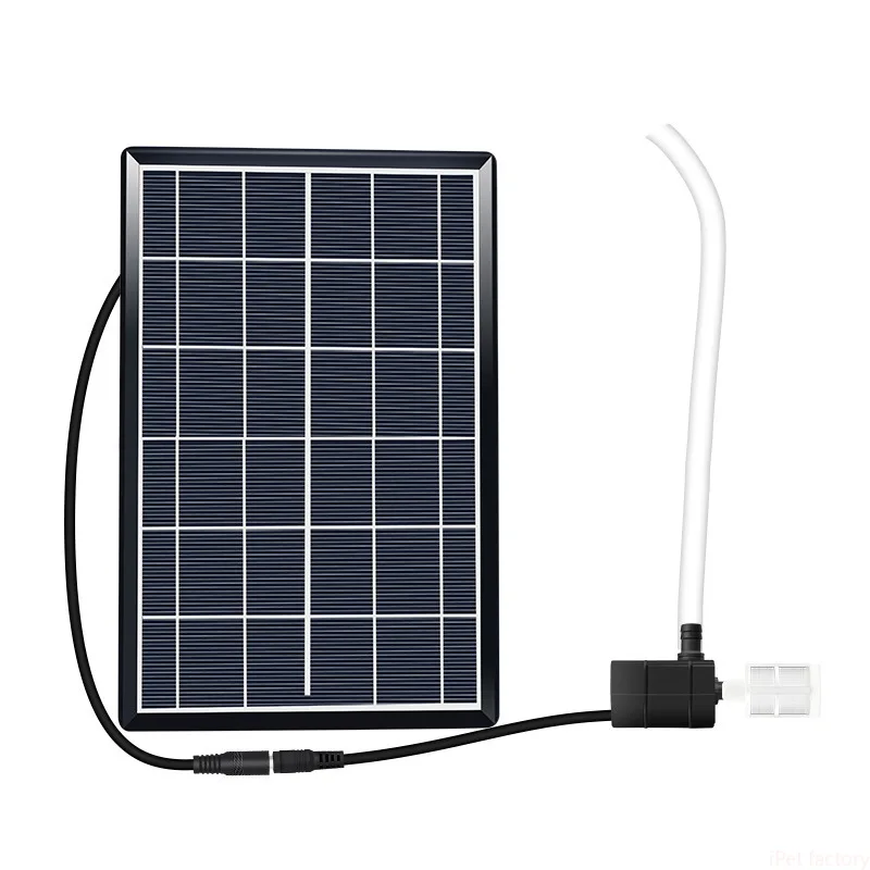 Bomba de agua Solar para acuario, filtro hidropónico de 12V, aireación, tanque de peces, Rocalla, bombeo de agua, sumergible, fuente para estanque, al aire libre