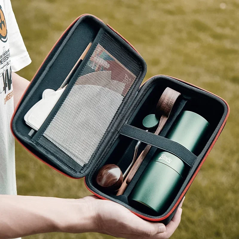 Bolsa de almacenamiento portátil para molinillo de granos, estuche protector para molinillo de café, bolsa portátil para llevar, bolsa de almacenamiento de utensilios de café