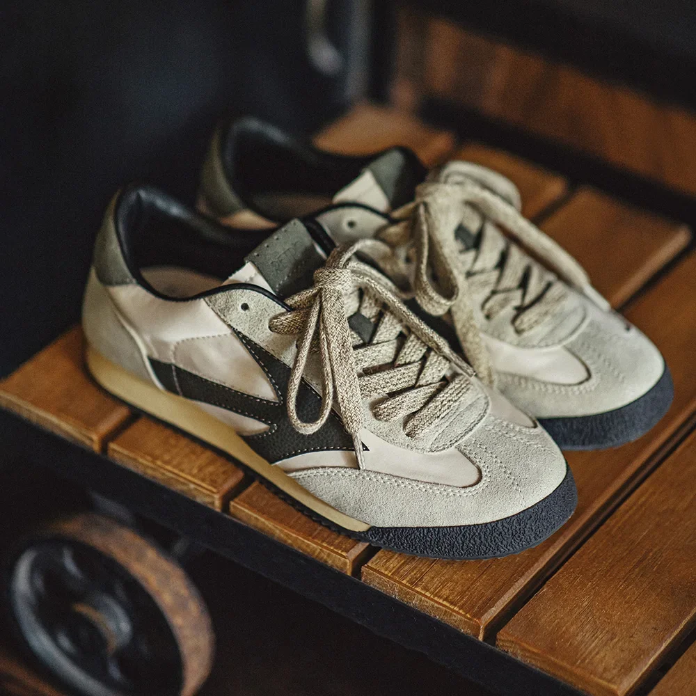 Zapatos Maden para hombre serie Discovery Retro para correr primavera Casual transpirable zapatillas bajas suela gruesa zapatos de entrenamiento alemanes