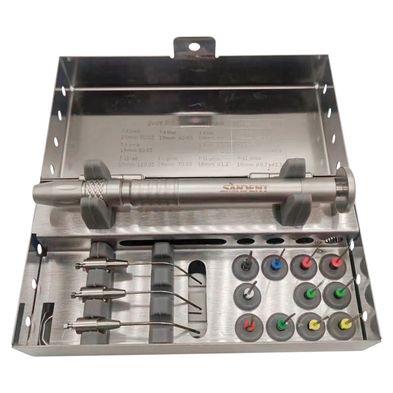 Kit de extracción de archivos de conducto radicular Dental, juego de instrumentos de rescate para eliminación de archivos rotos Endodoncia, herramientas de soporte reutilizables
