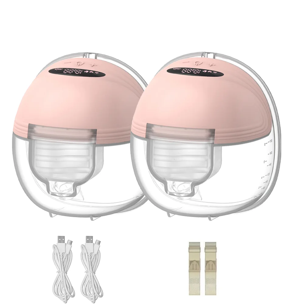 Extractor de leche eléctrico BornBL S21, extractor de lactancia manos libres portátil con 12 succiones y 3 modos, extractor de leche portátil para bebés