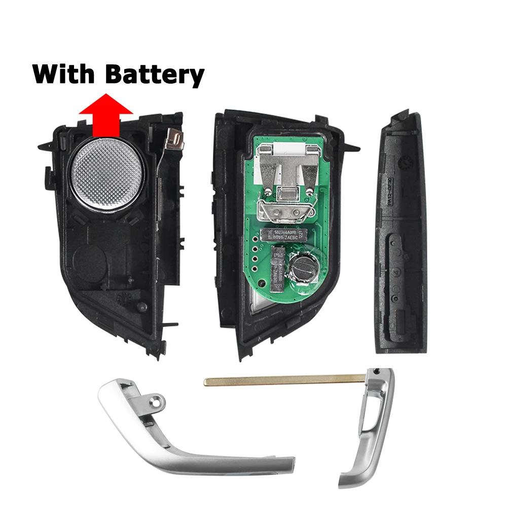 KEYYOU llave remota de coche para BMW 1 3 5 7 Series X1 X3 X5 X6 X7 CAS4 CAS4 + sistema FEM F 315/433/868Mhz ID49 Promixity sin llave Go