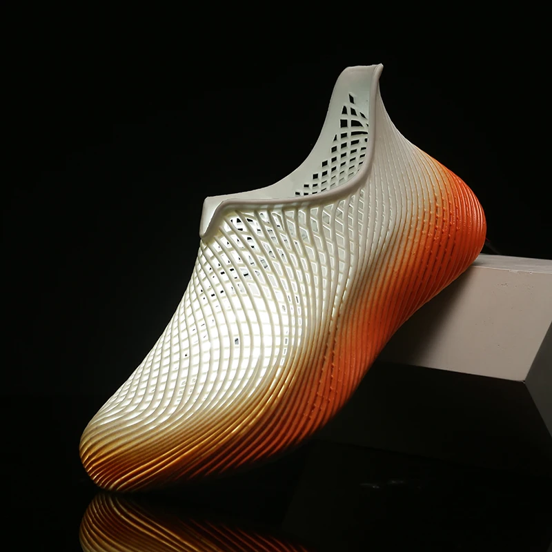 Zapatos de hombre, zuecos con estampado 3D de verano, zapatos ligeros antideslizantes y transpirables, zapatillas deportivas para correr al aire libre, sandalias para hombre