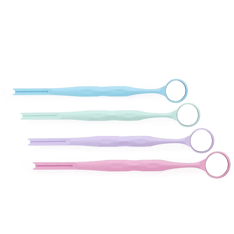 Odontoscopio Dental, espejos bucales de rodio, superficie frontal, espejo de fotografía Intraoral, Reflector de examen de vidrio de un solo lado, 10 Uds.