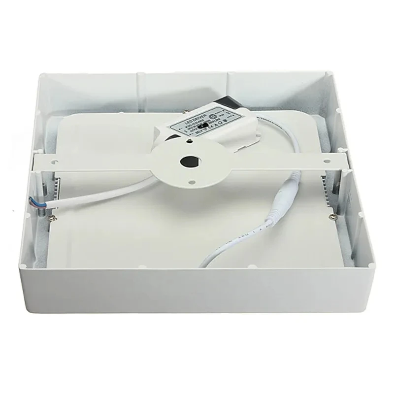 Luz de techo cuadrada LED de superficie 9W 15W 25W Panel de luz LED abajo con controlador AC85-265V AC110V/220V luz LED interior