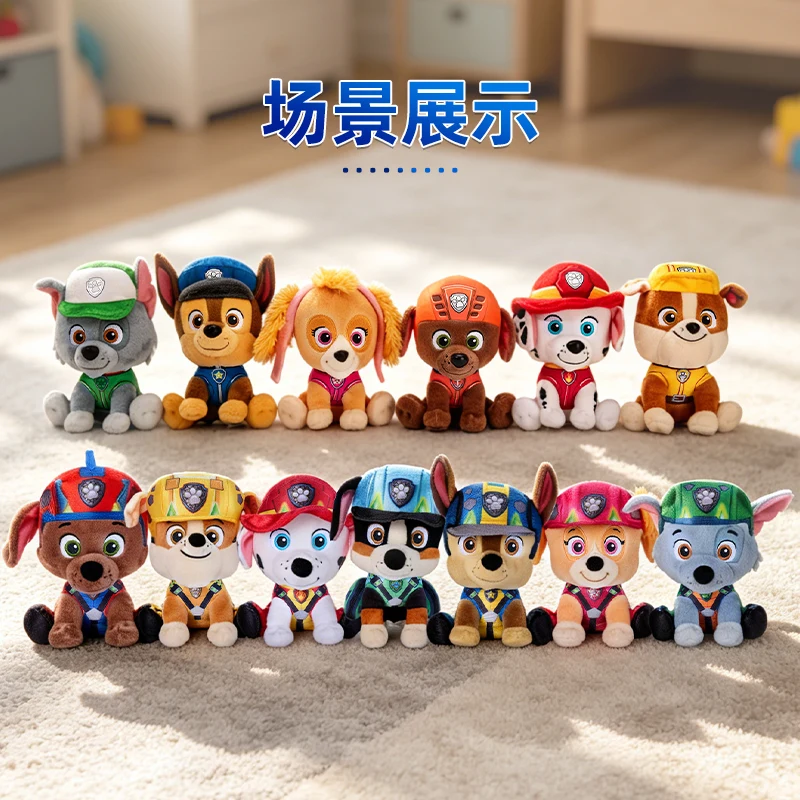 Peluche Oficial de PAW Patrol: La Gran Película 3, Rex, Skye, Chase, Everest con Bufanda y Gorro, para Niños de 1 Año en Adelante, 6 Pulgadas (15.2 cm)