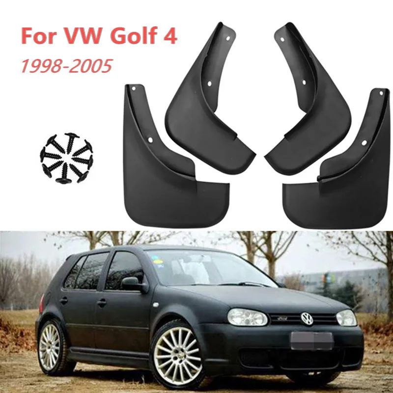 Guardabarros delanteros y traseros para coche, protectores contra salpicaduras para VW Golf 4 Mk4 IV Bora Jetta 1998-2005 2004 2003 2000 1999 1998 2001 2002