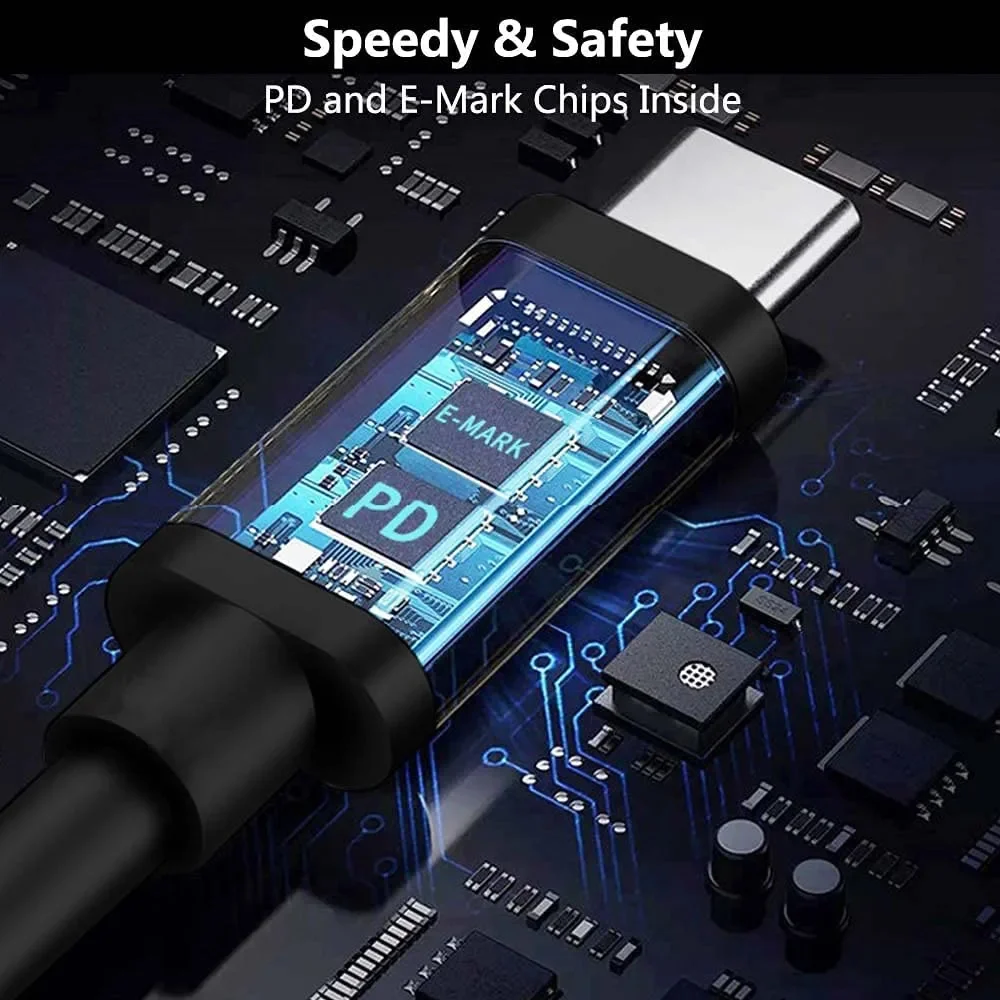 Cable convertidor macho de 100W tipo C a 5,5x2,5mm DC Notebooks USB C PD Cable de carga rápida para portátil Asus Lenovo Toshiba (18-20V)