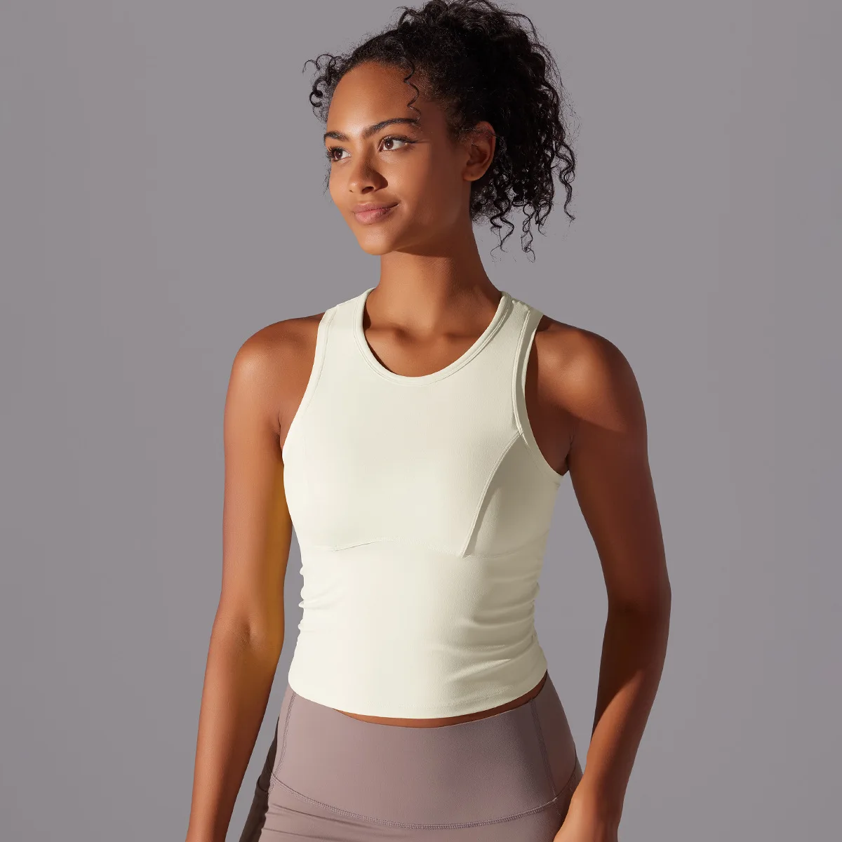 Top de gimnasio sin mangas para mujer, camiseta de Yoga superelástica, transpirable, secado rápido, chaleco de entrenamiento, ropa deportiva para correr