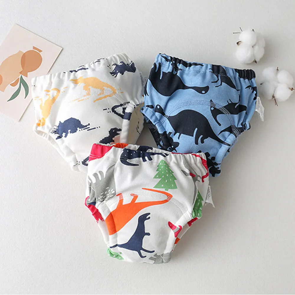 Paquete de 8/6 Pantalones de Entrenamiento para Ir al Baño para Niños, Ropa Interior de Entrenamiento Transpirable y Absorbente, Calzoncillos Cómodos para Entrenamiento para Ir al Baño