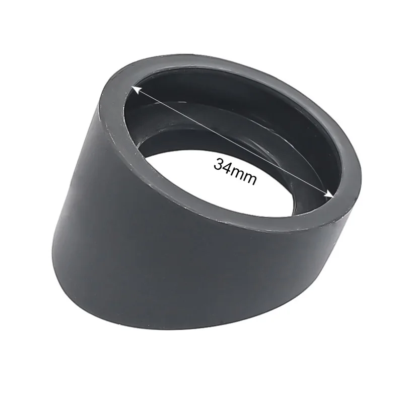 Protectores oculares de 34 mm de diámetro interior, microscopio estéreo, telescopio ocular, pieza ocular de goma de 32-35mm, 2 uds.