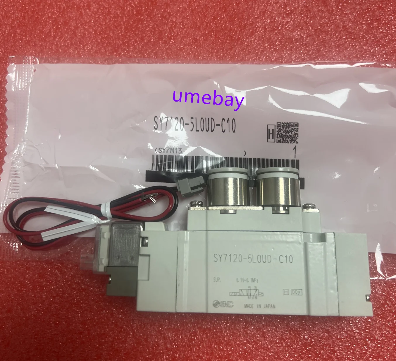 1 Pieza, Válvula Solenoide, SY7120-4LZD-C8 SY7120-5GD-C8 SY7120-5LOUE-C8 SY7120-5GZE-C8 SY7120-5LZD-C10 SY7120-5LOUD-C10