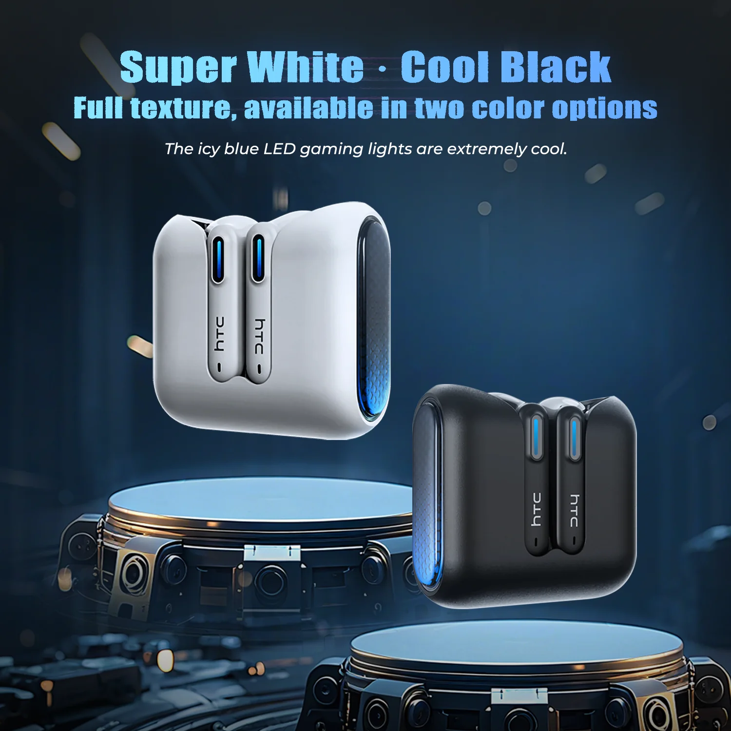 Auriculares Traductor de Idiomas 2026 HTC NE49, Traducción IA en Tiempo Real, BT6.0, TWS, Gaming, HiFi Bass, IPX5