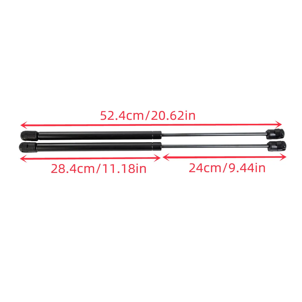 2 uds 904501HB9A varillas de soporte de elevación de puntales de Gas para maletero trasero de coche para Nissan Micra March K13 2010-2017
