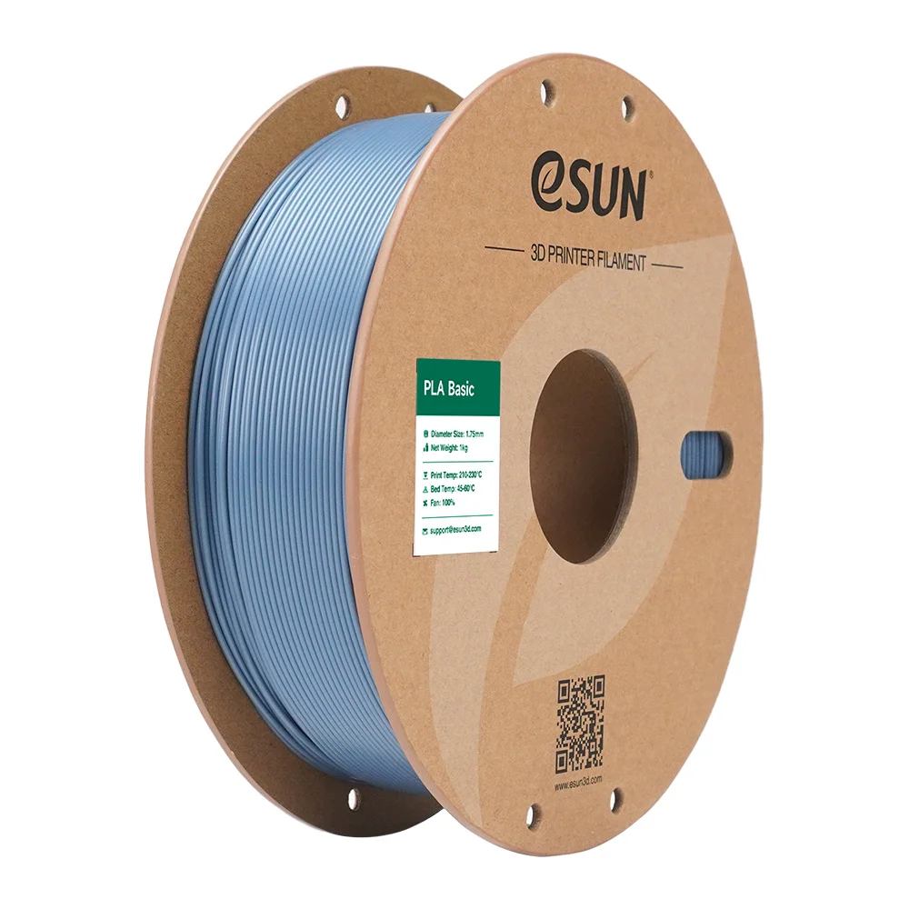Filamento PLA 3D ESUN, Filamento PLA Básico para Impresora 3D Bambu Lab, 1KG 1.75MM, PLA Mejorado para Arte DIY, Filamento PLA-Básico de Impresión 3D Rápida