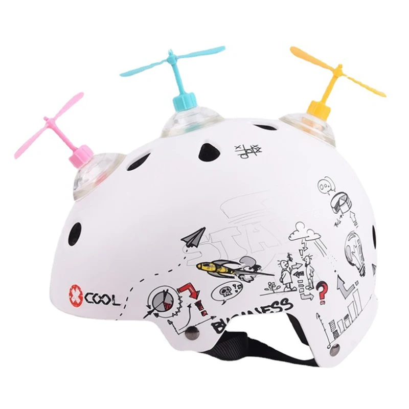 Casco para mascotas con ventosa, diseño de libélula de bambú, gorra para gatos y perros, divertida hélice de helicóptero, accesorios para mascotas, tocado para niños y motocicletas