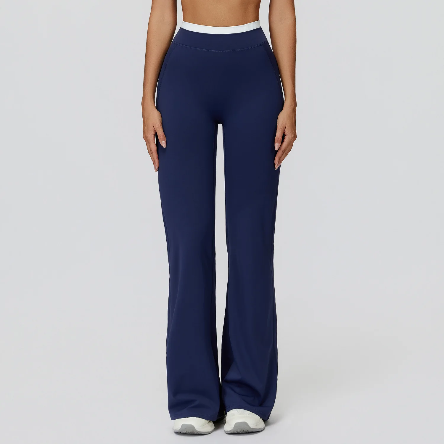 Pantalones de Yoga con Corte de Campana para Gimnasio y Fitness, Leggings Deportivos Acampanados, Transpirables, Pantalones de Baile Latino, Pantalones Deportivos Casuales para Mujer