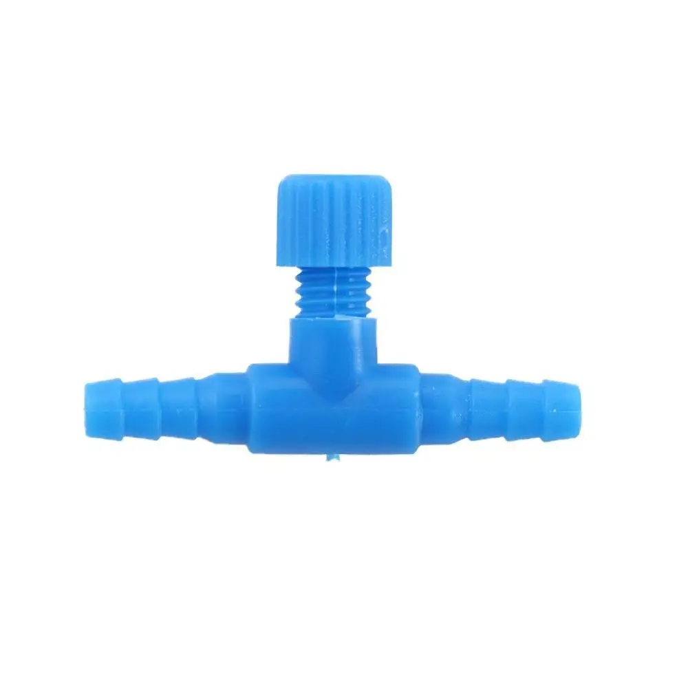 Válvula reguladora de flujo de línea de aire para tanque de peces, 10 piezas, acuario para tubería de línea aérea de 4/6mm, conector ajustable, interruptor de grifo