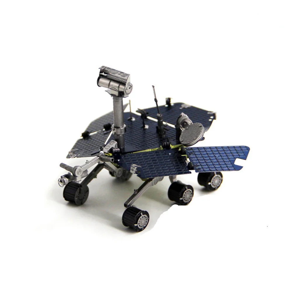 Rompecabezas de Metal 3D para exploración espacial, lanzadera Hubble, telescopio espacial, modelo de Marte Rover, juguete para niños, rompecabezas creativo, juguetes de regalo