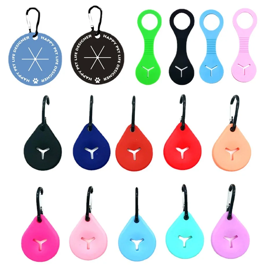 Dispensador de bolsas para excrementos de perros, productos para perros, soporte para bolsa de basura para mascotas, Clip manos libres, suministros de limpieza para perros
