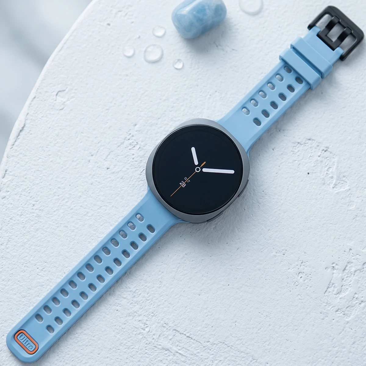 Correa de Silicona Original NUEVA para Samsung Galaxy Watch 9 8 40mm 44mm, Correa Deportiva para Galaxy Watch 8 Classic 46mm