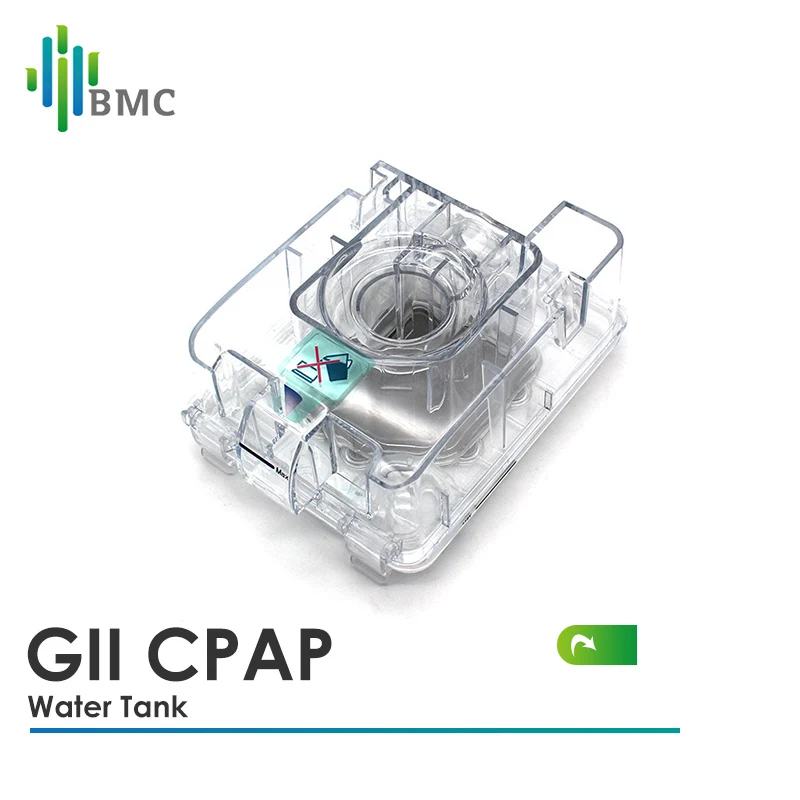 BMC GII CPAP depósito de cámara de tanque de agua y humidificador en caliente GII CPAP máquina repuestos cuidado de la salud del hogar inteligente