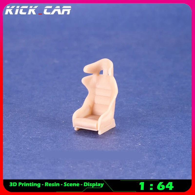 Kickcar 1/64 asientos de carreras modelo coche Diorama resina sin color herramientas de reparación de escena de garaje decoración escena de simulación juguete