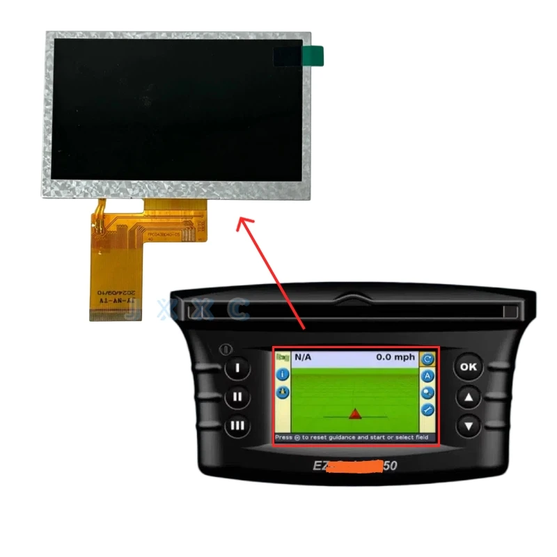 Pantalla LCD de 4.3 Pulgadas Compatible con el Monitor GPS Trimble EZ Guide 250, Nueva