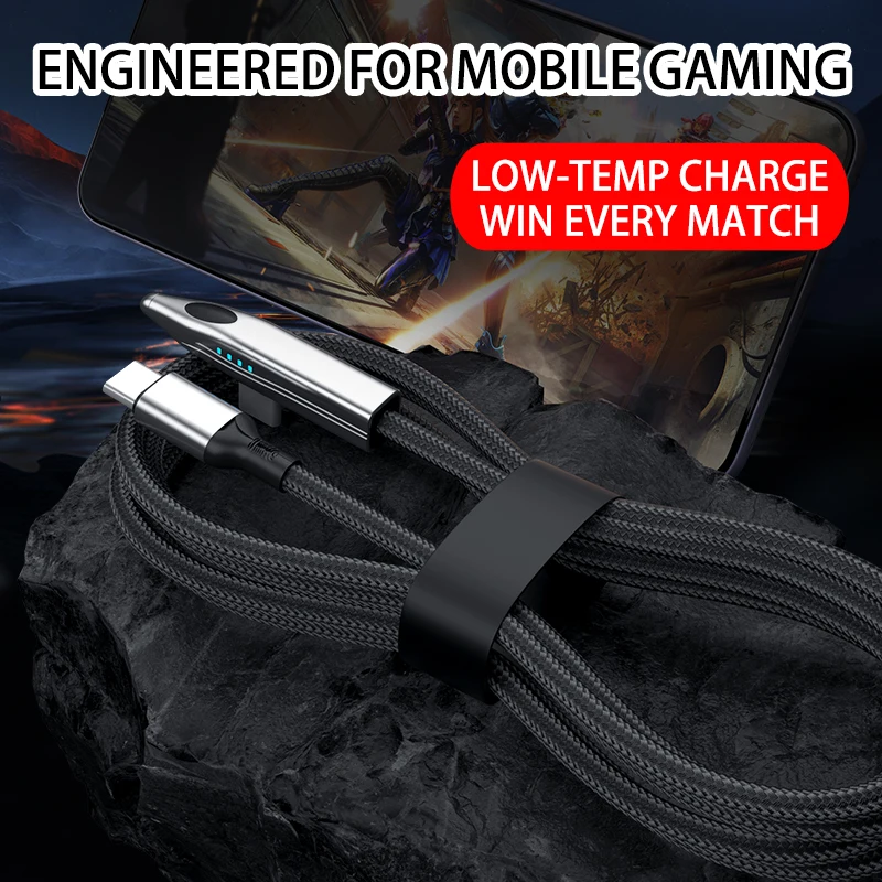 Cable de Datos de Carga Rápida con Luz LED para Tren de Alta Velocidad NNBILI, A-C, 3AC-C65W, 6AC-C240W, Compatible con Huawei y OPPO