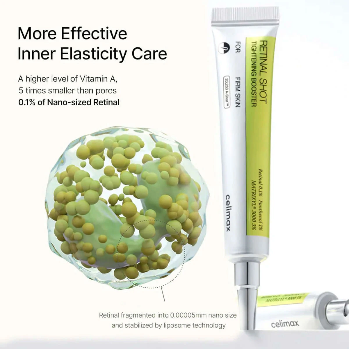 Celimax THE VITA-A RETINAL SHOT TIGHTENING BOOSTER, Hidratante, Reafirmante y Minimizador de Poros, Cuidado de la Piel Coreano, Maquillaje Coreano