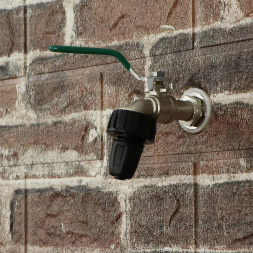 Conector de grifo para manguera de jardín, 2 uds., rosca hembra de 1/2 "3/4" a adaptador de 4/7mm, 8/11mm y 16mm, accesorios para microtubos de goteo, juntas de riego
