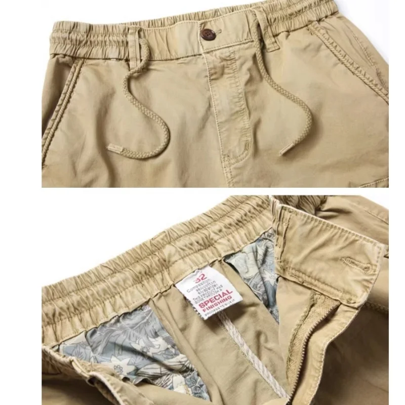 Pantalones cargo para hombre, pantalones informales para correr, pantalones militares tácticos de longitud completa de algodón