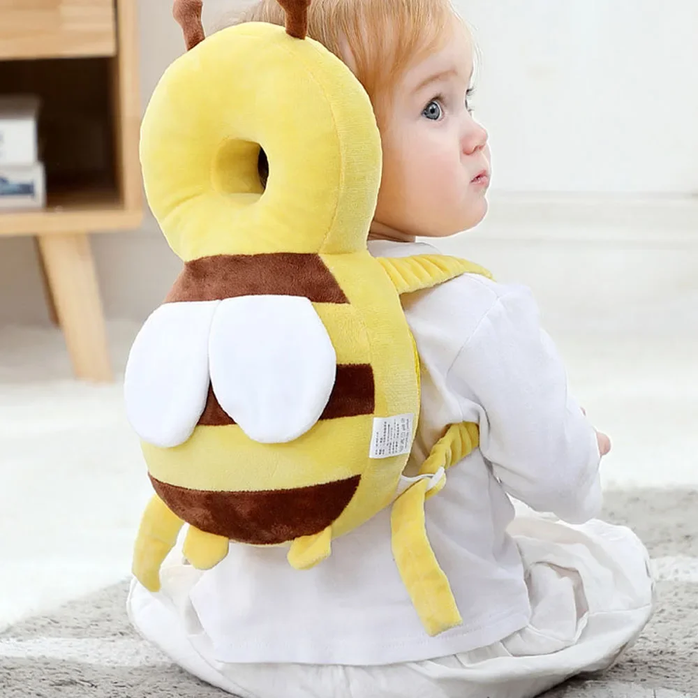 Cojín Protector de cabeza para bebé, mochila de protección contra el desgaste, espalda de seguridad ajustable para caminantes