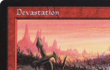 LK22 Mana Echoes Blood Moon Final Fortune Flare of Duplication Goblin Wizard Tarjetas Proxy TCG de Alta Calidad (Núcleo Negro)