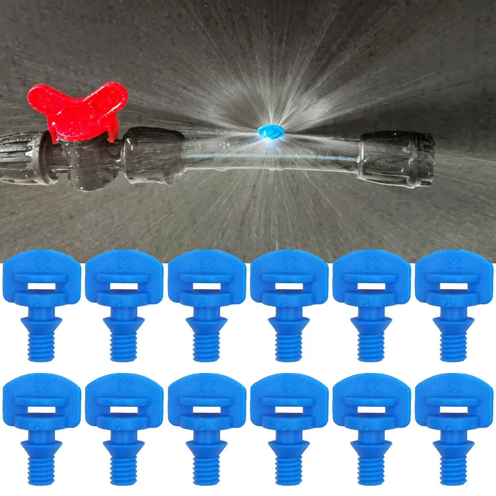 100PCS 90-360 °   Microaspersores de Refracción con Rosca Macho para Riego por Goteo en Invernaderos y Jardines