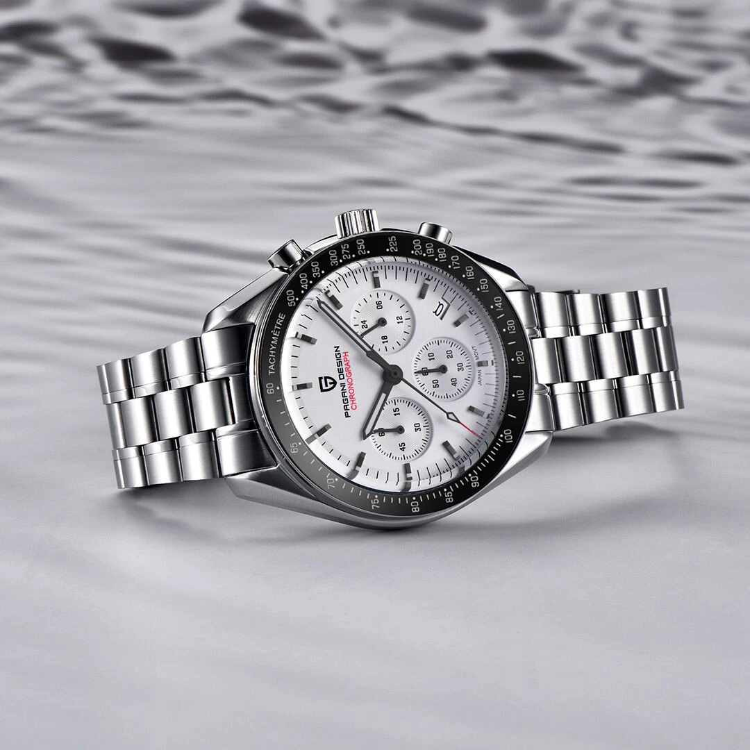 Reloj PAGANI DESIGN 2026 Nuevo V5 PD1701 para Hombre, Reloj de Cuarzo de Lujo, Deportivo, Cronógrafo, Cristal de Zafiro AR, Resistente al Agua 100M